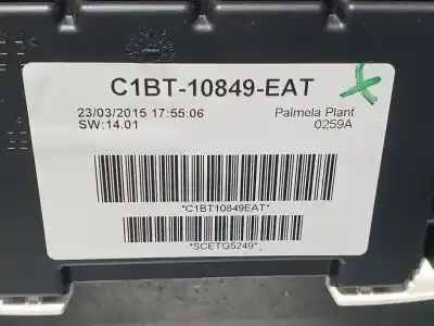 Автозапчастина б/у панель інструментів для ford fiesta (ccn) trend посилання на oem iam c1bt10849eat  