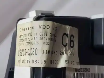 Peça sobressalente para automóvel em segunda mão quadrante por toyota corolla (_e12_) 1.4 d (nde120_) referências oem iam 8380002c60  110080288002