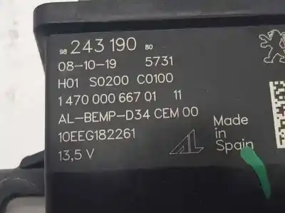 Автозапчастина б/у електронний модуль для ds 3 crossback performance line посилання на oem iam 9824319080  14700006670111