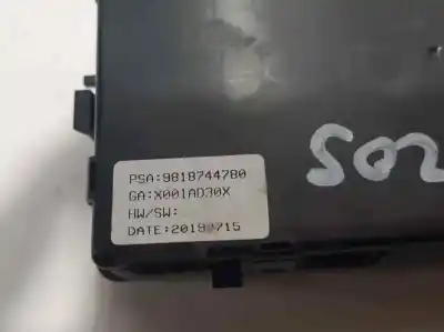 Second-hand car spare part electronic module for ds 3 crossback performance line oem iam references 9822541280  0122970