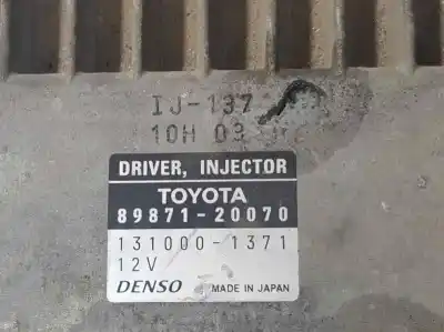 Second-hand car spare part injection pump control unit for lexus is200 (ds2/is2) 200d oem iam references 8987120070  1310001371