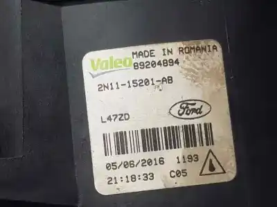 Автозапчастина б/у ліва протитутмана для ford fiesta (ccn) trend посилання на oem iam 2n1115201ab  89204894