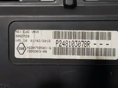 Peça sobressalente para automóvel em segunda mão quadrante por renault kangoo profesional referências oem iam p248103078r  239930308