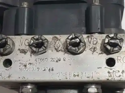 Peça sobressalente para automóvel em segunda mão abs por renault kangoo profesional referências oem iam 476602079r  269790