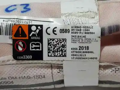 Автозапчастина б/у передня ліва подушка безпеки для citroen c3 aircross ii (2r_, 2c_) 1.2 puretech 110 (2rhnzb 2rhnzw 2rhnpx 2rhnpj) посилання на oem iam 03552018  34216414e