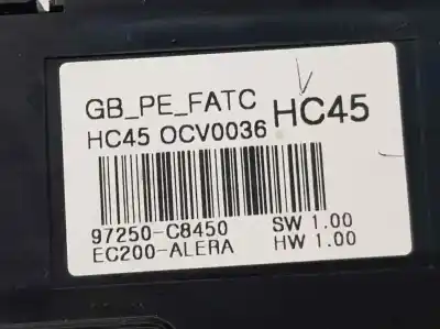 Peça sobressalente para automóvel em segunda mão comando de sofagem (chauffage / ar condicionado) por hyundai i20 active link referências oem iam 97250c8450  hc450cv0036