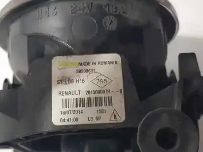 Peça sobressalente para automóvel em segunda mão farol / projetor de nevoeiro esquerdo por renault scenic iii grand dynamique referências oem iam 261500097r  89208691