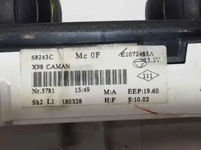 Автозапчастина б/у контроль опалення / кондиціонації для renault clio iv life посилання на oem iam 68243c  e1072485a