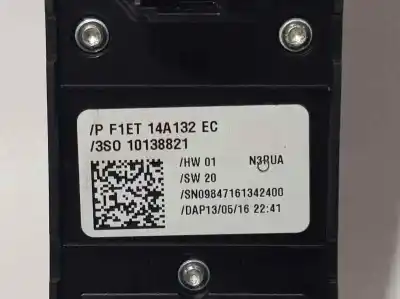 Peça sobressalente para automóvel em segunda mão botão / interruptor elevador vidro dianteiro esquerdo por ford fiesta (ccn) trend referências oem iam pf1et14a132ec  3s010138821