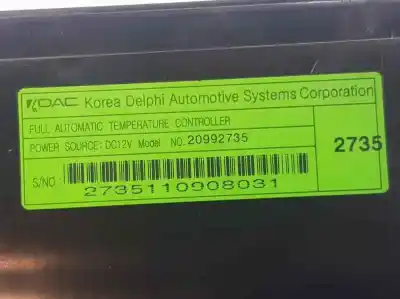 Peça sobressalente para automóvel em segunda mão comando de sofagem (chauffage / ar condicionado) por chevrolet captiva 2.2 vcdi ltz referências oem iam 20992735  