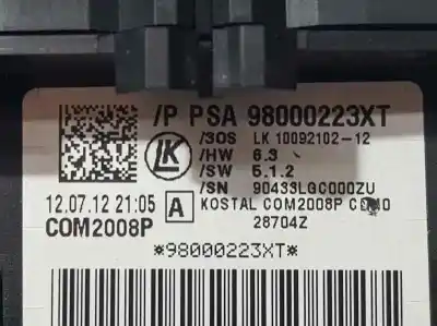 Автозапчастина б/у команда чистити для citroen c4 lim. white attraction посилання на oem iam 98000223xt  lk1009210112 Автозапчастина б/у команда чистити для citroen c4 lim. white attraction посилання на oem iam 98000223xt  lk1009210112