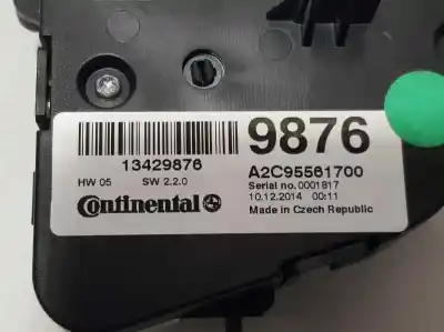 Автозапчастина б/у клімат-контроль для opel mokka x selective start/stop посилання на oem iam 13429876  a2c95561700