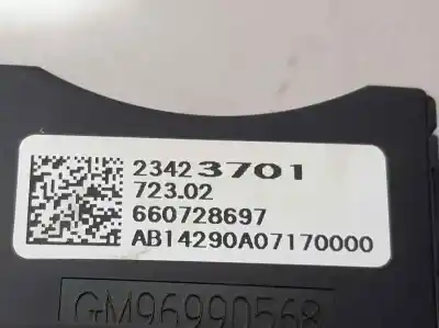Pezzo di ricambio per auto di seconda mano controllo intermittente per opel mokka x selective start/stop riferimenti oem iam 23423701  