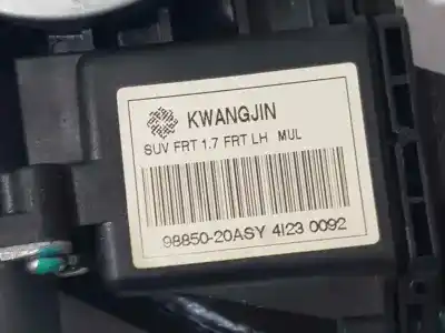 Second-hand car spare part driver left window regulator for opel mokka x selective start/stop oem iam references 9885020asy  41230092