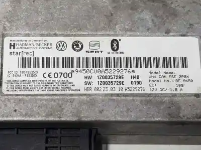 Автозапчастина б/у електронний модуль для seat altea xl (5p5) reference посилання на oem iam 1z0035729e  