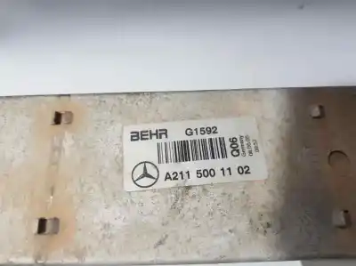 Автозапчасти б/у интеркулер за mercedes clase e (w211) berlina e 200 compressor (211.042) ссылки oem iam a2115001102  g1592