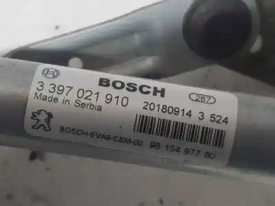 Peça sobressalente para automóvel em segunda mão motor do limpa para brisas por peugeot 2008 (--.2013->) allure referências oem iam 9815497780  3397021910
