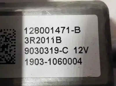 Second-hand car spare part rear right window regulator for renault captur expression oem iam references 128001471b  2 pins