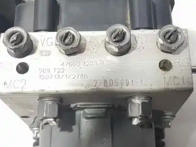 Second-hand car spare part abs for renault captur expression oem iam references 476601203r  269722
