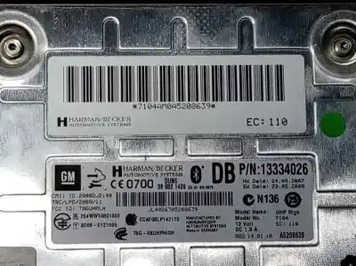 Pezzo di ricambio per auto di seconda mano modulo bluetooth per opel astra j lim. essentia riferimenti oem iam 13334026  