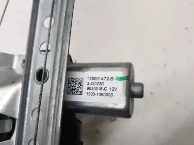 Second-hand car spare part driver left window regulator for dacia dokker express ambiance oem iam references 128001472b 2 pins 