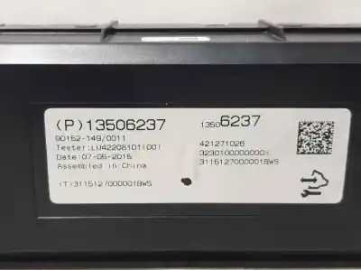 Second-hand car spare part electronic module for opel mokka x excellence oem iam references 13506237  