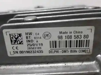 Peça sobressalente para automóvel em segunda mão centralina start/stop (ecu) por peugeot partner tepee outdoor referências oem iam 9810858380  28583189