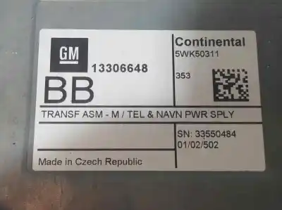 Pezzo di ricambio per auto di seconda mano modulo elettronico per opel adam jam riferimenti oem iam 13306648  