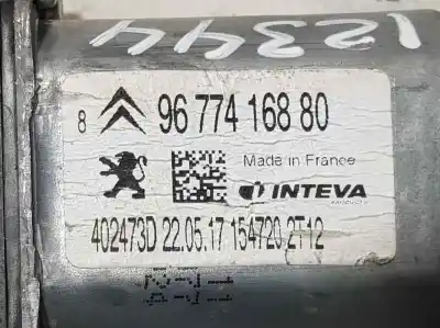 Автозапчасти б/у мотор стекла переднего правого за citroen c-elysée feel ссылки oem iam 9677416880 2 pins 