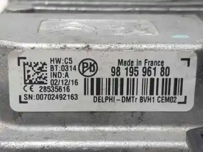 Second-hand car spare part start/stop control unit for citroen c3 shine oem iam references 9819596180  28535616