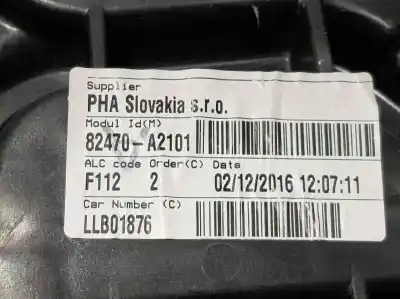 Peça sobressalente para automóvel em segunda mão elevador de vidros dianteira esquerda por kia cee´d tech referências oem iam 82470a2101  6 pins