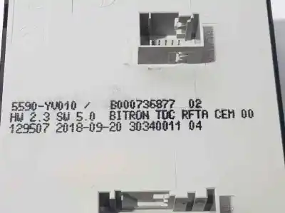 Second-hand car spare part climate control for citroen c1 elle oem iam references 5590yv010  