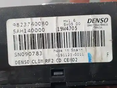 Pezzo di ricambio per auto di seconda mano controllo climatico per citroen c-elysée shine riferimenti oem iam 9823740080  m1911220011