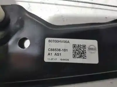 Piesă de schimb auto la mâna a doua mecanism acționare geam fațã dreapta pentru nissan qashqai (j11) visia referințe oem iam 80700hv00a  6 pins