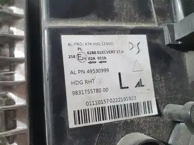 Автозапчастина б/у ліва фара для ds 7 crossback so chic посилання на oem iam 9831755780  
