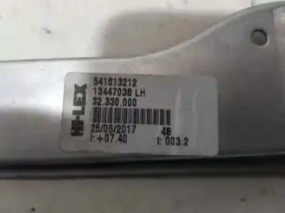 Second-hand car spare part driver left window regulator for opel corsa e selective oem iam references 13447038  541613212