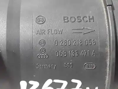 Peça sobressalente para automóvel em segunda mão medidor de massa de ar por audi a4 berlina (8e) 2.0 referências oem iam 06b133471a  0280218058