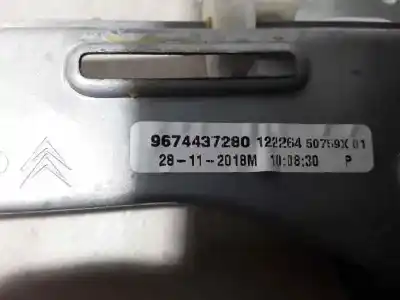 Second-hand car spare part rear right window regulator for citroen c-elysée shine oem iam references 9674437280  