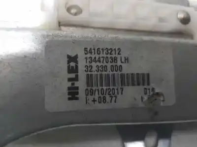 Second-hand car spare part driver left window regulator for opel corsa e selective oem iam references 13447038lh 6 pins 541613212