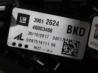 Second-hand car spare part right tailgate light for opel corsa e selective oem iam references 39012624  