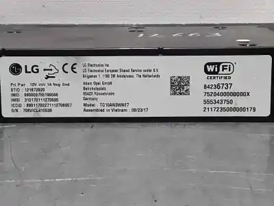 Peça sobressalente para automóvel em segunda mão módulo eletrônico por opel corsa e selective referências oem iam 84236737  