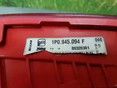 Second-hand car spare part right tailgate light for seat leon (1p1) reference oem iam references 1p0945094f  
