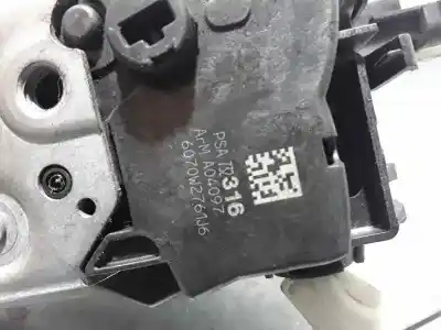 Peça sobressalente para automóvel em segunda mão fechadura da porta traseira esquerda por citroen c3 exclusive referências oem iam psa732316  