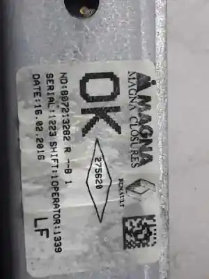 Автозапчасти б/у регулятор стекла переднего правого за dacia dokker sl nomada ссылки oem iam 807209071r  2 pins