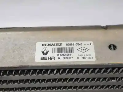 Peça sobressalente para automóvel em segunda mão intercooler por renault scenic ii authentique referências oem iam 8200115540a  0078887