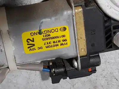 Peça sobressalente para automóvel em segunda mão elevador de vidros dianteiro direito por chevrolet aveo ls referências oem iam 96870317  2 cables