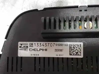 Peça sobressalente para automóvel em segunda mão comando de sofagem (chauffage / ar condicionado) por opel meriva b excellence referências oem iam 13343707  28265987