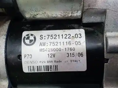 Second-hand car spare part starter motor for bmw serie 5 berlina (e60) 530i oem iam references 752112203 ms4280001760 denso 