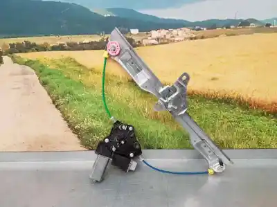 Second-hand car spare part driver left window regulator for opel corsa d color edition oem iam references 13447038  6 pins