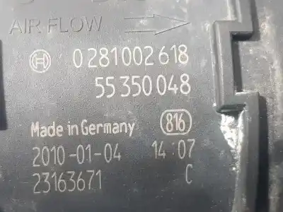 Second-hand car spare part flowmeter for opel corsa d cosmo oem iam references 55350048  0281002618